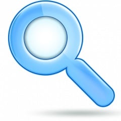 Знак увеличительного стекла